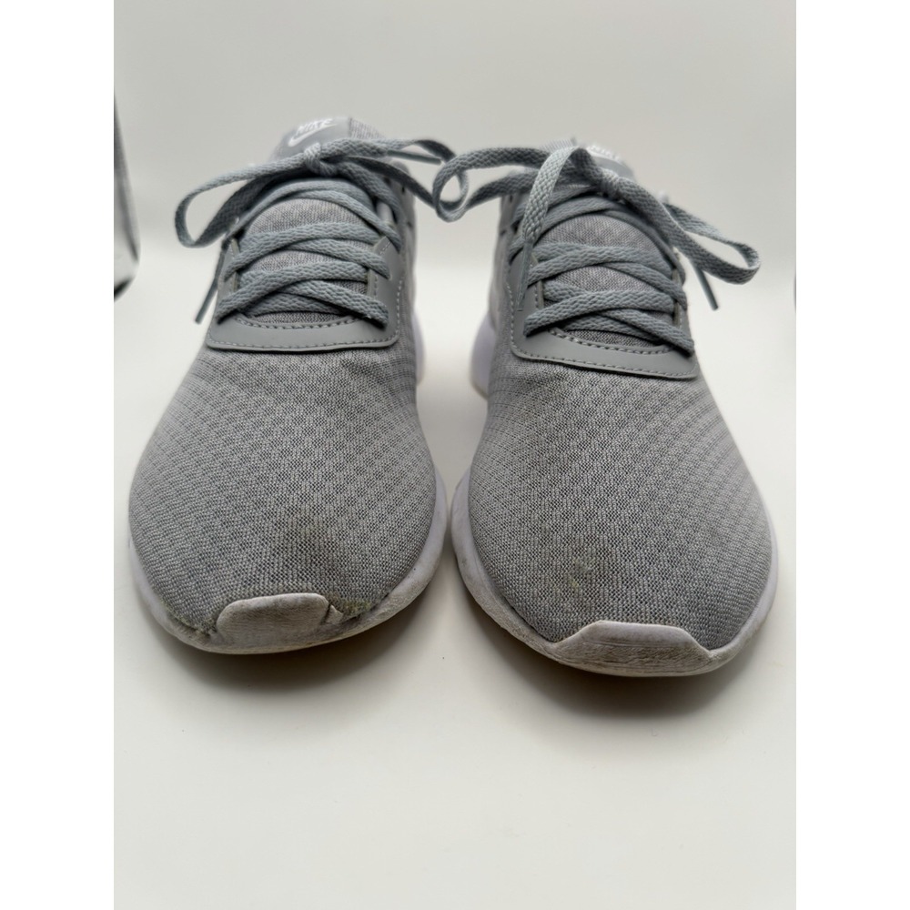 Nike Tanjun GS Wolf Grey White Running Shoes Youth Size 7Y (Women's 8.5) - Picture 4 of 9